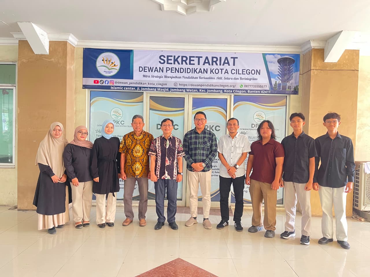 Audiensi bersama Youth of Cilegon (YOC)