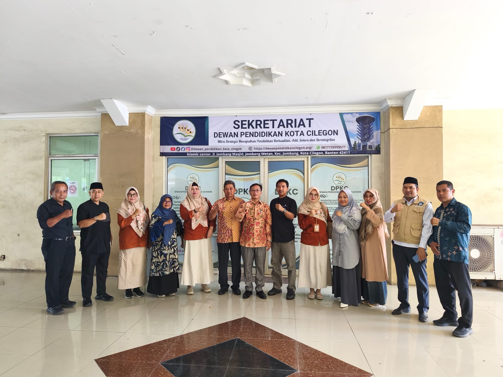 Audiensi bersama  organisasi atau wadah perkumpulan bagi para guru dan kepala sekolah